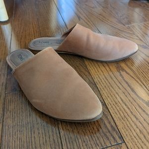 TOM Cognac Slip On Mules